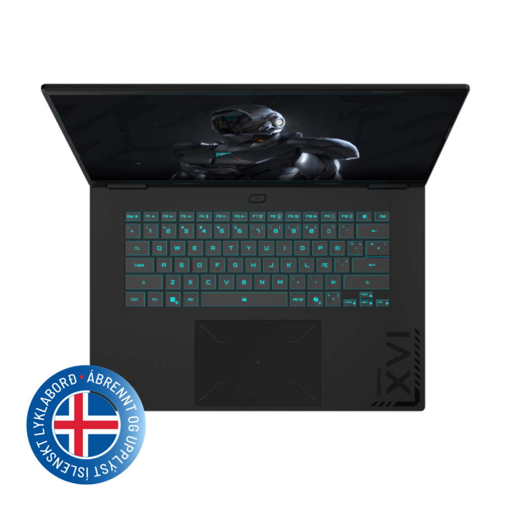 Gigabyte Gaming leikjafartölva 16" FHD+165 i7-13620H 16GB 1TB RTX5060 W11, ísl. lykl., Black Steel - image 5 [9577705765]