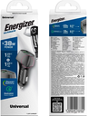 38W Energizer 1x USB-C, 1x USB-A PD QC hleðslutæki í bíl, svart - image 3 [129a37ec63]