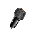 38W Energizer 1x USB-C, 1x USB-A PD QC hleðslutæki í bíl, svart - image 2 [fa70737278]