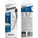 38W Energizer 1x USB-C, 1x USB-A PD QC hleðslutæki í bíl, silfurlitað - image 3 [d1e032ec95]