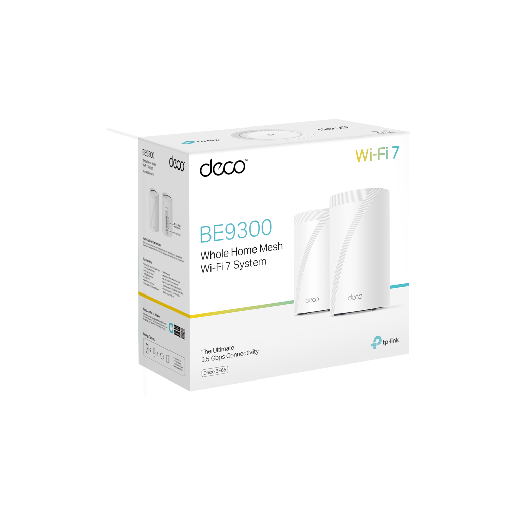 TP-Link Deco BE65 þráðlaus Wifi 7 Mesh Router, 2 einingar - image 9 [82048c39b3]
