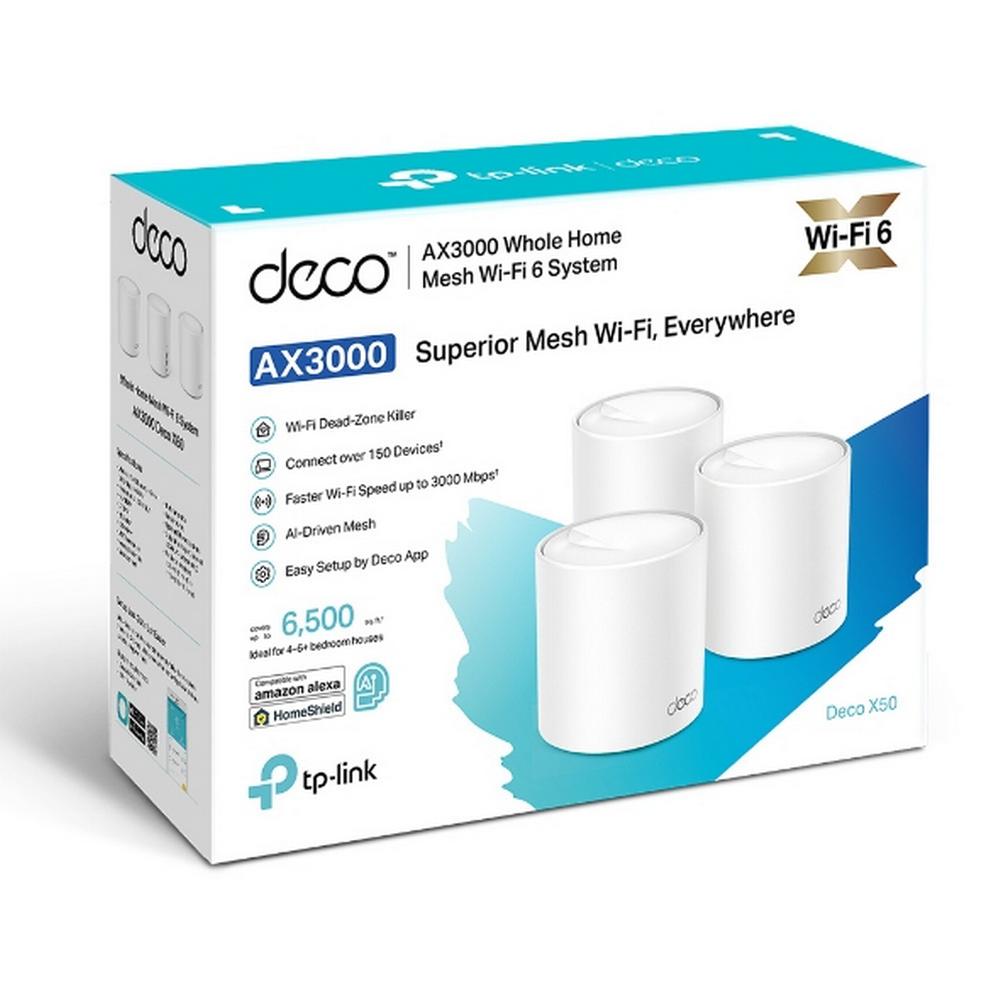 TP-Link Deco X50 þráðlaus WiFi 6 Mesh Router, 3 einingar - image 6 [7c36d60bfd]