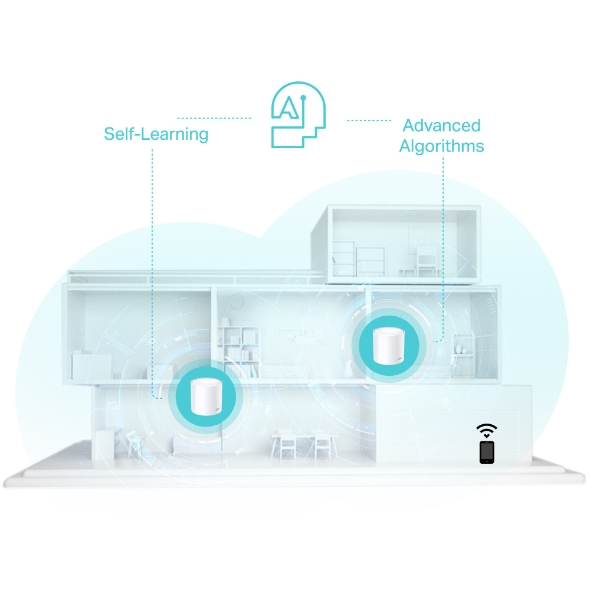 TP-Link Deco X50 þráðlaus WiFi 6 Mesh Router, 3 einingar - image 11 [7f9723e06e]