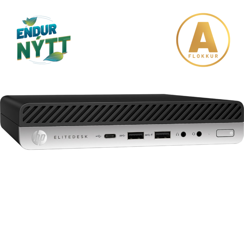 HP EliteDesk 800 G4 smátölva, i5-8400T 32/512GB W11P, endurnýtt - image 4 [a5eb8447f7]