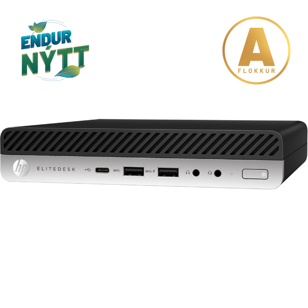 HP EliteDesk 800 G4 smátölva, i5-8400T 32/512GB W11P, endurnýtt - image 5 [8b3c28d274]