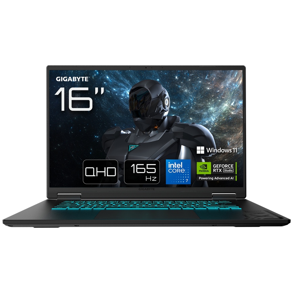 Gigabyte Gaming A16 Pro leikjafartölva 16" QHD+165 i7-240H 32GB 1TB RTX5080 W11, svört - image 2 [0da275c110]