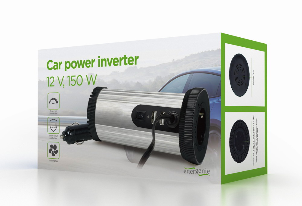 EnerGenie Inverter í bíl, 10-16V 150W - image 7 [2ba347f721]