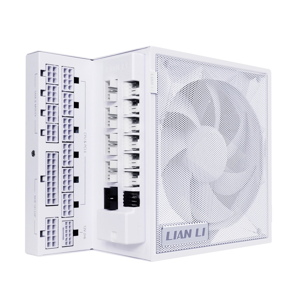 Lian-Li Edge 1000W 80+ Gold ATX 3.1 aflgjafi, hvítur - image 2 [fc075d35c8]