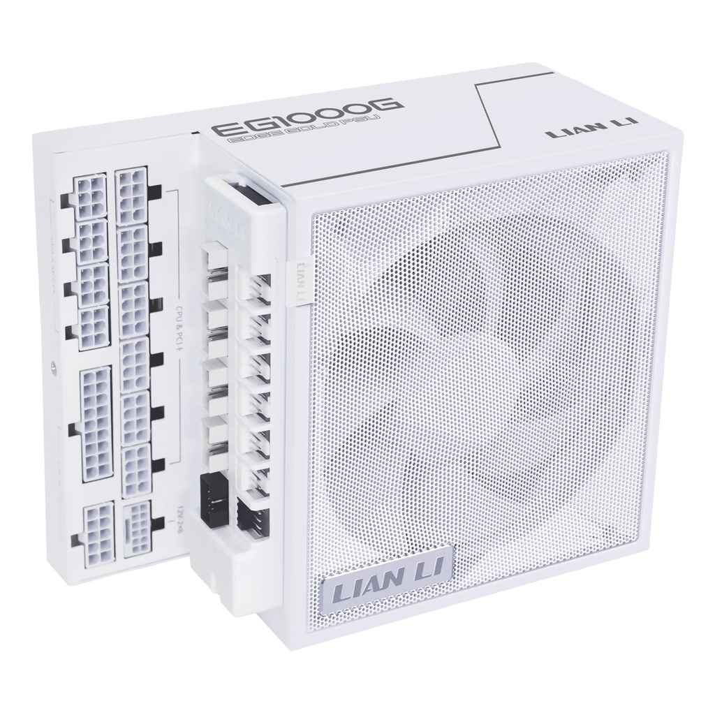 Lian-Li Edge 1000W 80+ Gold ATX 3.1 aflgjafi, hvítur - image 4 [f0f3ad4a5c]