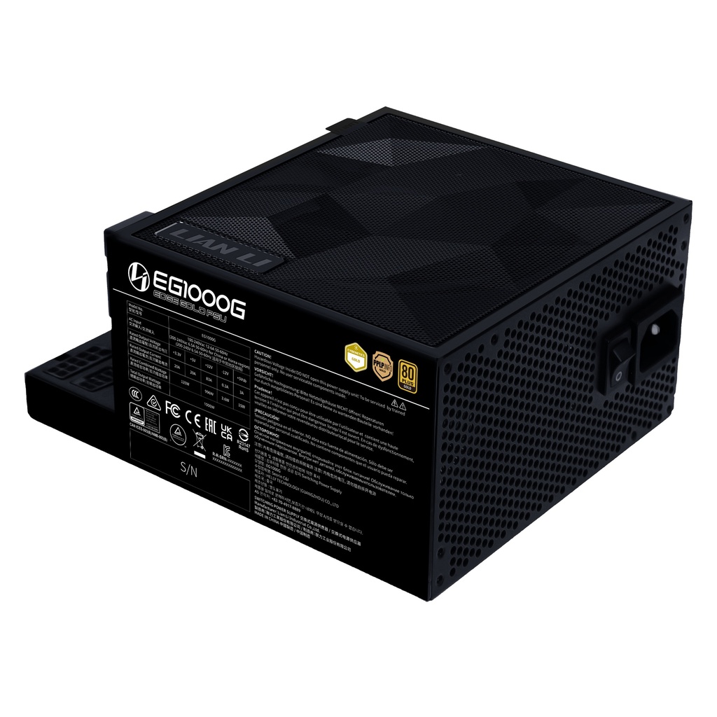 Lian-Li Edge 1000W 80+ Gold ATX 3.1 aflgjafi, svartur - image 20 [d3d61eb513]