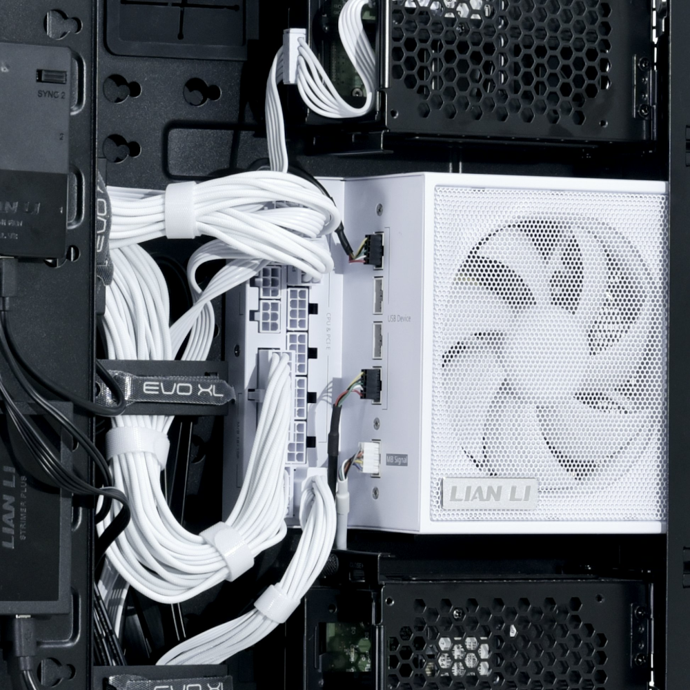 Lian-Li Edge 1000W 80+ Platinum ATX 3.1 aflgjafi, hvítur - image 11 [eac440a979]