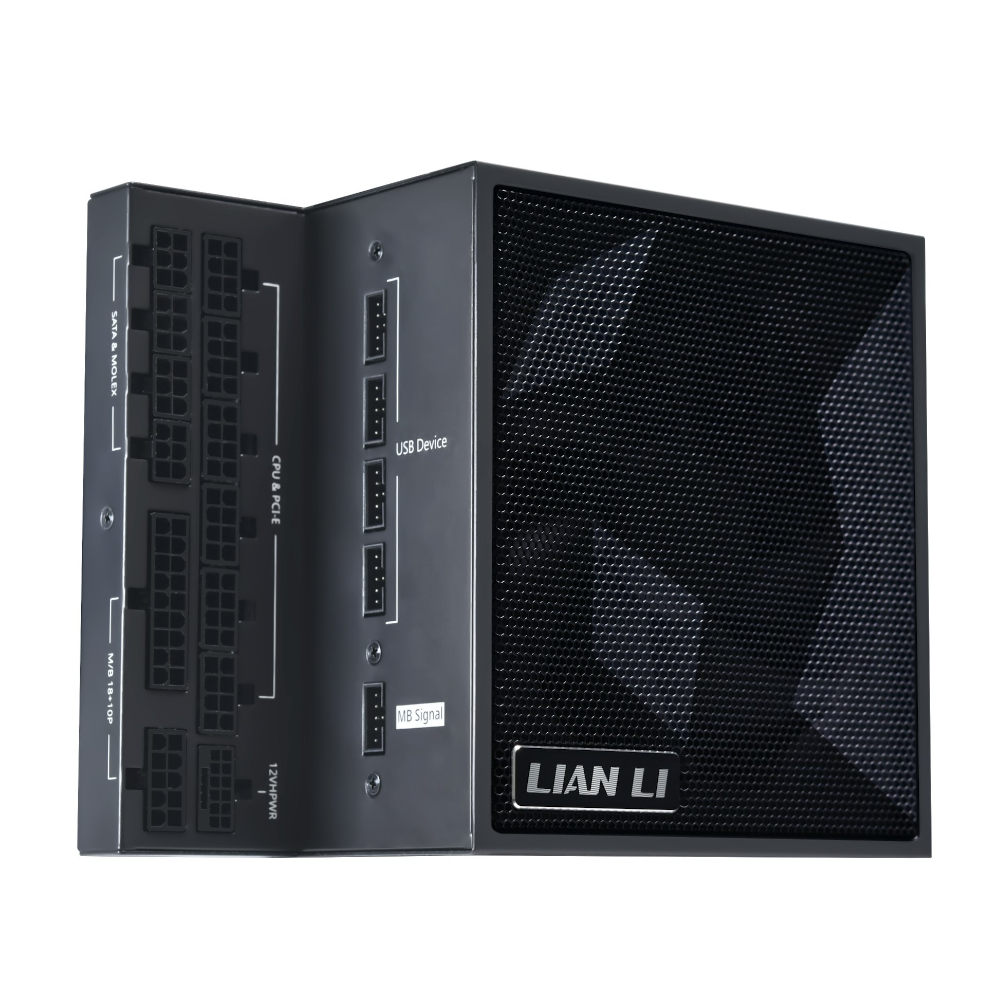 Lian-Li Edge 1000W 80+ Platinum ATX 3.1 aflgjafi, svartur - image 9 [031536c67f]