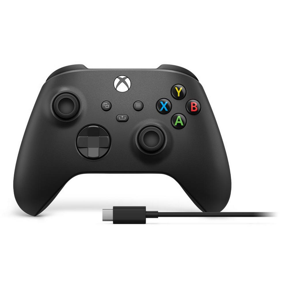 Microsoft Xbox Series S/X þráðlaus stýripinni með USB-C snúru, svartur - image 2 [aea311acd4]