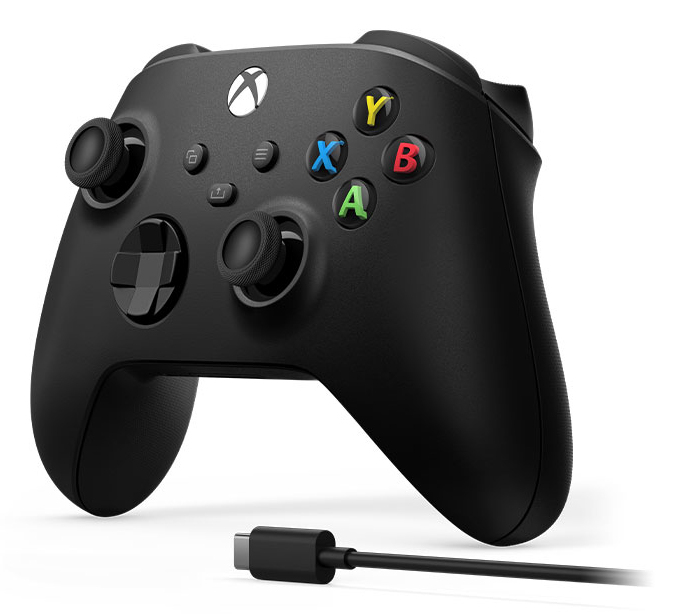 Microsoft Xbox Series S/X þráðlaus stýripinni með USB-C snúru, svartur - image 3 [b092da8ca0]