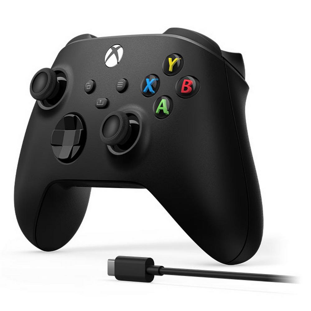 Microsoft Xbox Series S/X þráðlaus stýripinni með USB-C snúru, svartur - image 4 [8d90521f49]