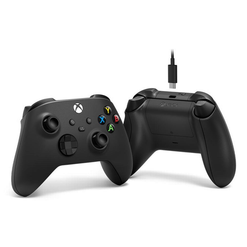 Microsoft Xbox Series S/X þráðlaus stýripinni með USB-C snúru, svartur - image 8 [64f4fa367f]