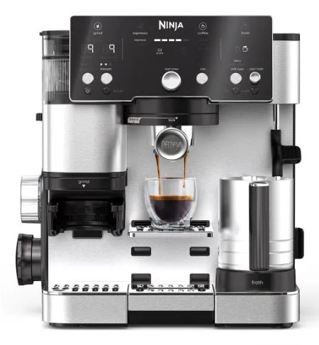 Ninja Luxe Premier ES501EU 2-in-1 kaffivél með kaffikvörn og mjólkurflóara - image 2 [45bd5fbd8d]