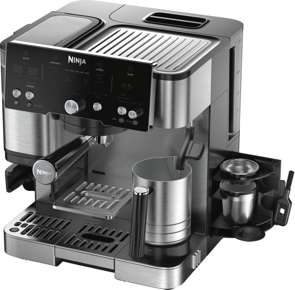 Ninja Luxe Premier ES501EU 2-in-1 kaffivél með kaffikvörn og mjólkurflóara - image 4 [08dde437a2]