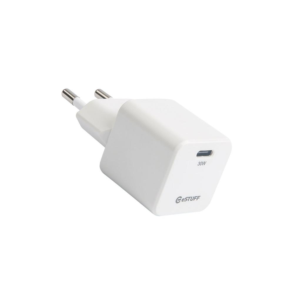 30W eStuff USB-C PD hleðslutæki, hvítt - image 4 [0aaa7e4f35]