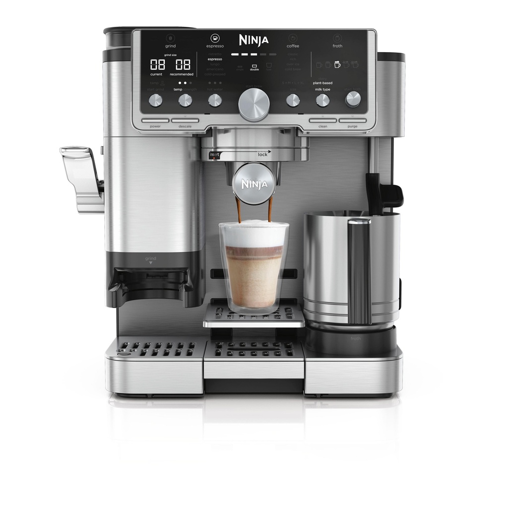 Ninja Luxe Premier ES701EU 4-in-1 kaffivél með kaffikvörn og mjólkurflóara - image 2 [2e867d7cc3]