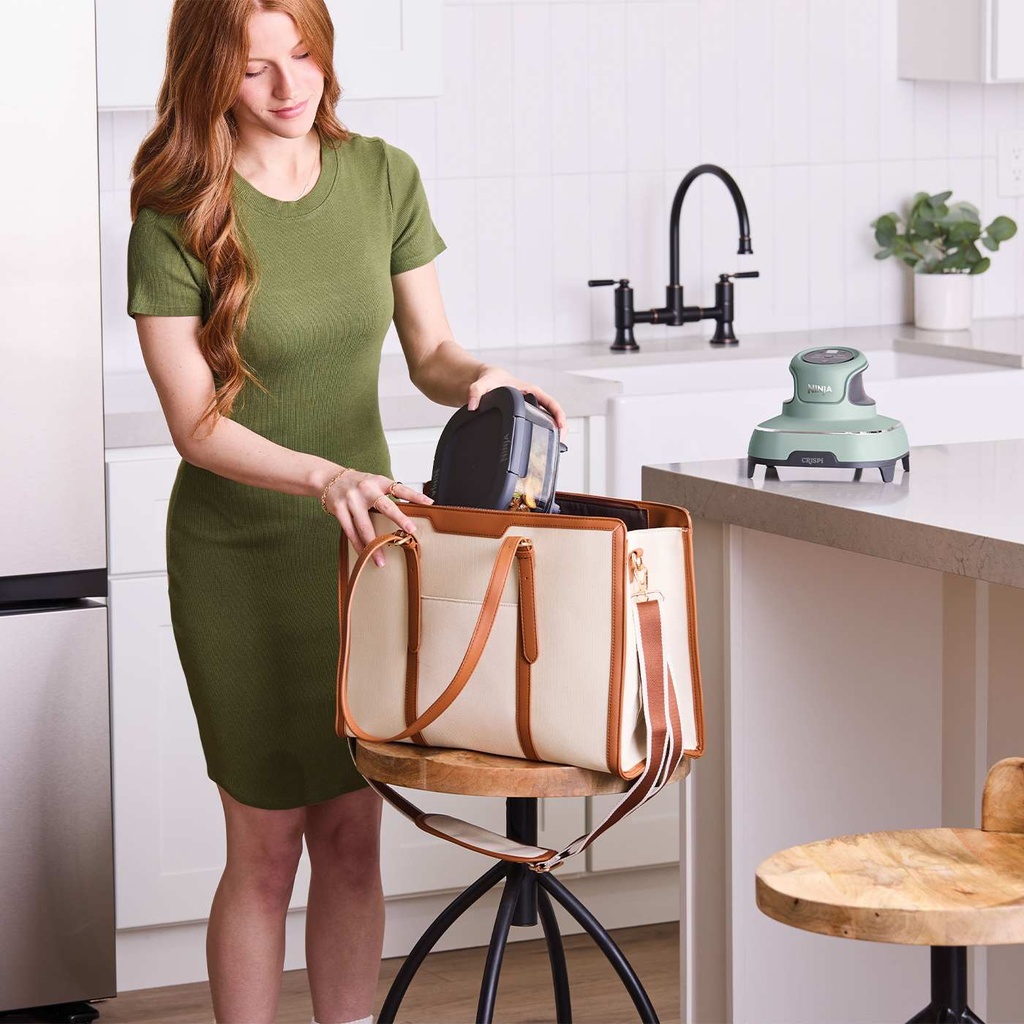 Ninja Crispi FN101EUSG ferða Air Fryer, 1.4L/3.8L, 1700W, Ljósgrænn - image 11 [adc15bae8f]