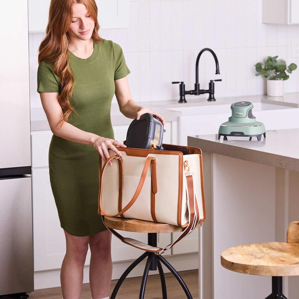 Ninja Crispi FN101EUSG ferða Air Fryer, 1.4L/3.8L, 1700W, Ljósgrænn - image 12 [f6d9a1e3a8]
