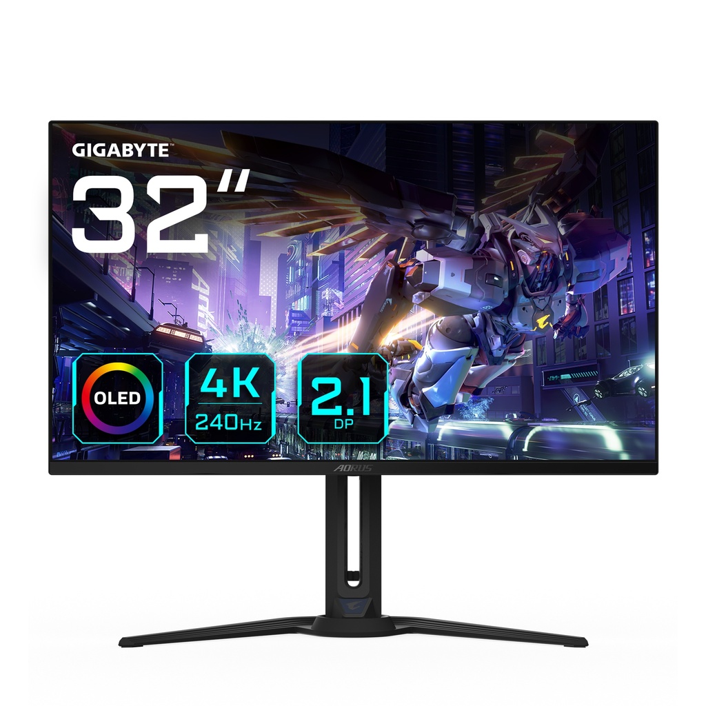 Gigabyte Aorus FO32U2P 32" QD-OLED UHD 240Hz 65W USB-C Dokku Dasy Leikjaskjár - image 2 [7c00292b5a]