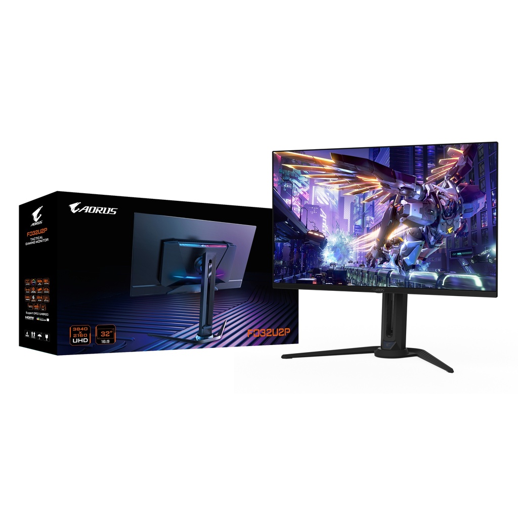 Gigabyte Aorus FO32U2P 32" QD-OLED UHD 240Hz 65W USB-C Dokku Dasy Leikjaskjár - image 13 [b088150da5]