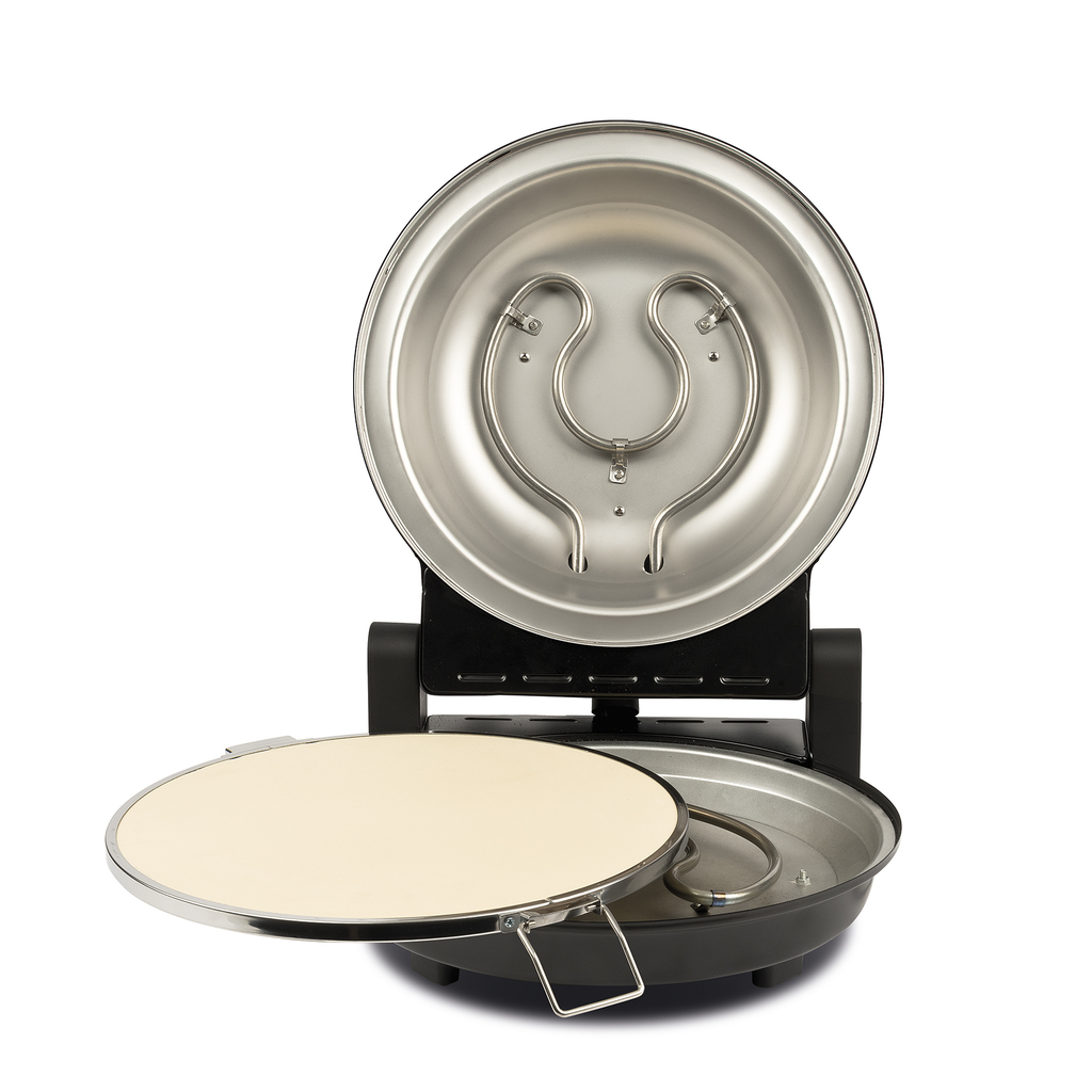 Girmi FP50 Quisipizza pizzuofn, 420°C, pizzusteinn, 1800W, svartur - image 5 [bc3bbcbdb7]