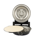 Girmi FP50 Quisipizza pizzuofn, 420°C, pizzusteinn, 1800W, svartur - image 5 [bc3bbcbdb7]