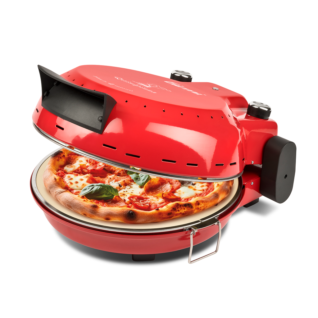 Girmi FP50 Quisipizza pizzuofn, 420°C, pizzusteinn, 1800W, rauður - image 2 [4775421a19]