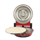 Girmi FP50 Quisipizza pizzuofn, 420°C, pizzusteinn, 1800W, rauður - image 6 [cd8a4491df]