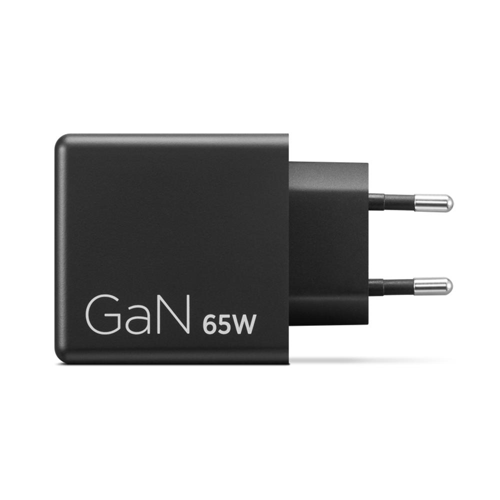 65W Lenovo 2x USB-C GaN hleðslutæki með USB-C kapli, svartur - image 3 [0f42c0748b]