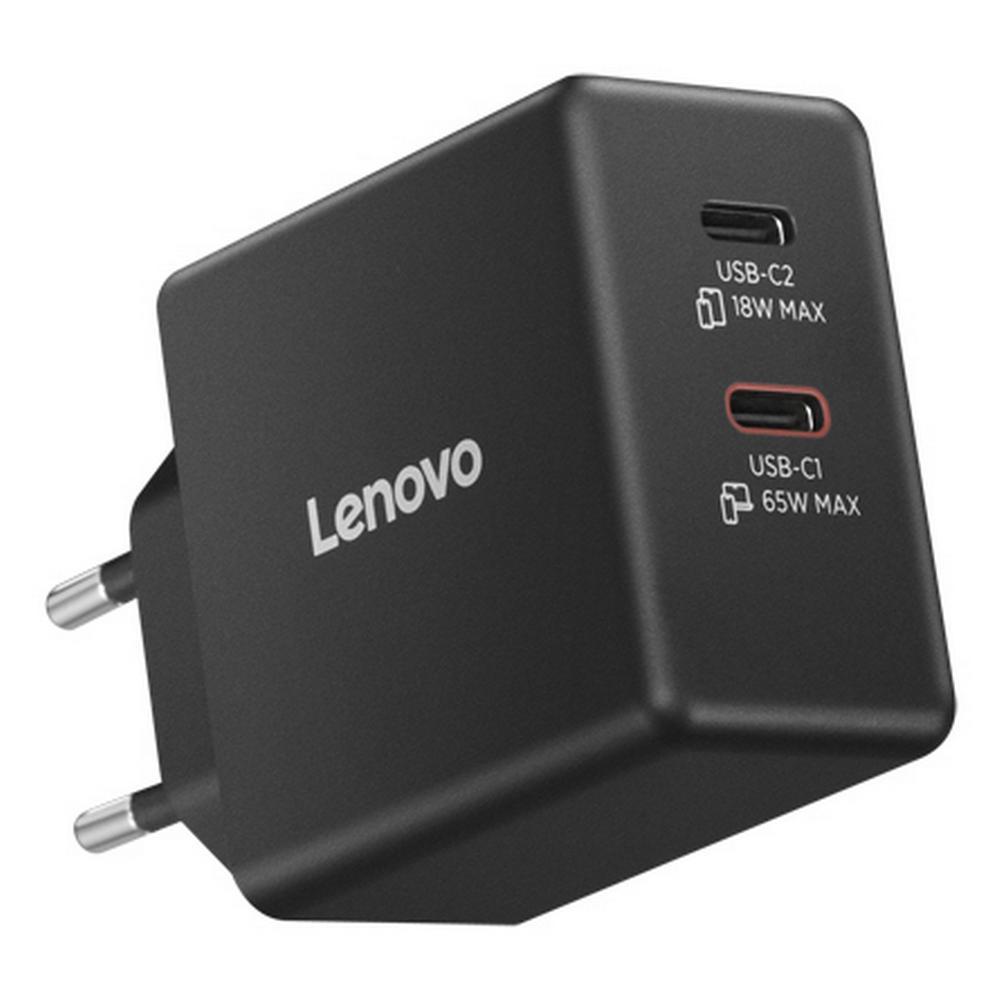 65W Lenovo 2x USB-C GaN hleðslutæki með USB-C kapli, svartur - image 12 [990a90ee06]