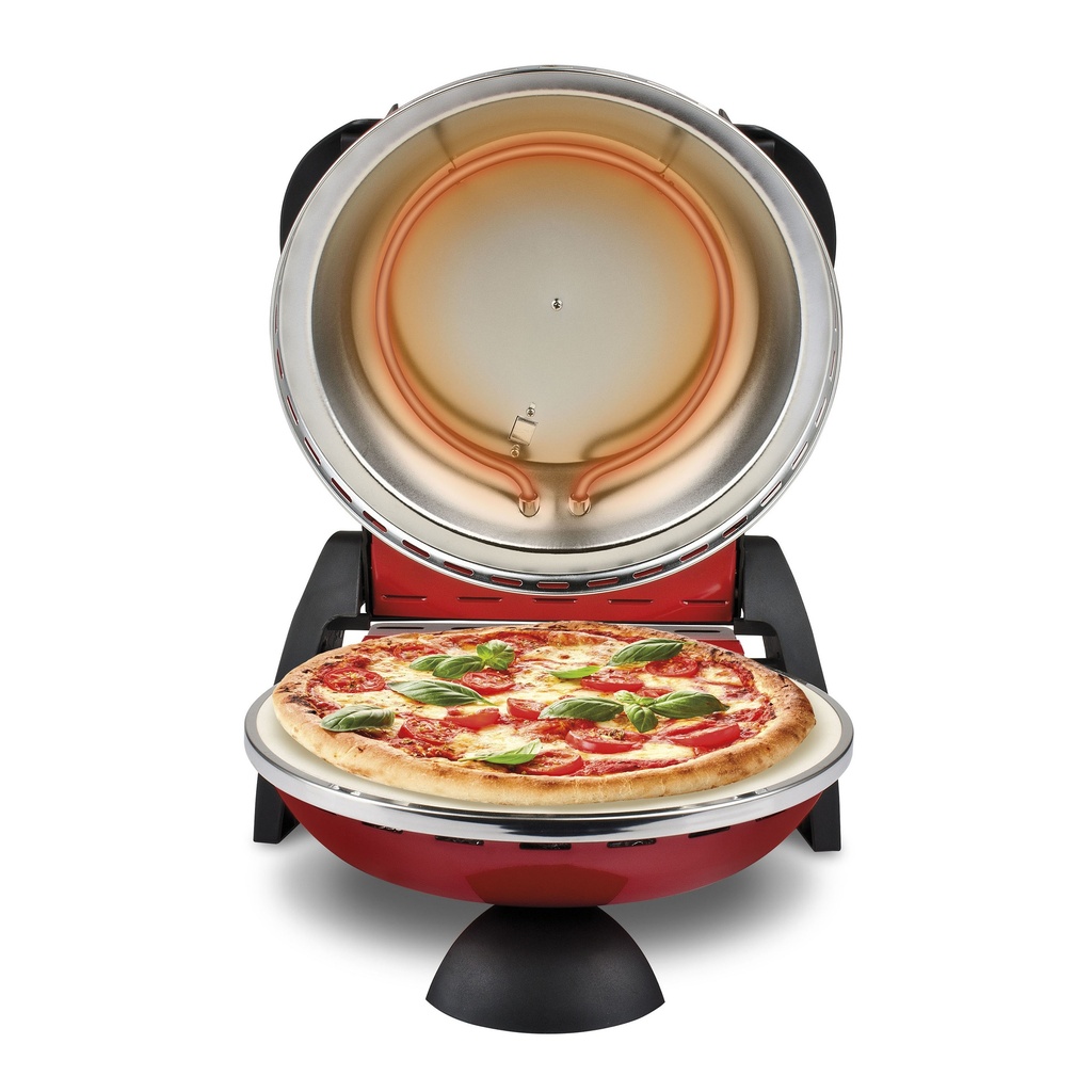 G3 Ferrari Delizia Evo pizzuofn, 400°C, pizzasteinn, spaðar fylgja, rauður - image 7 [09ab828414]