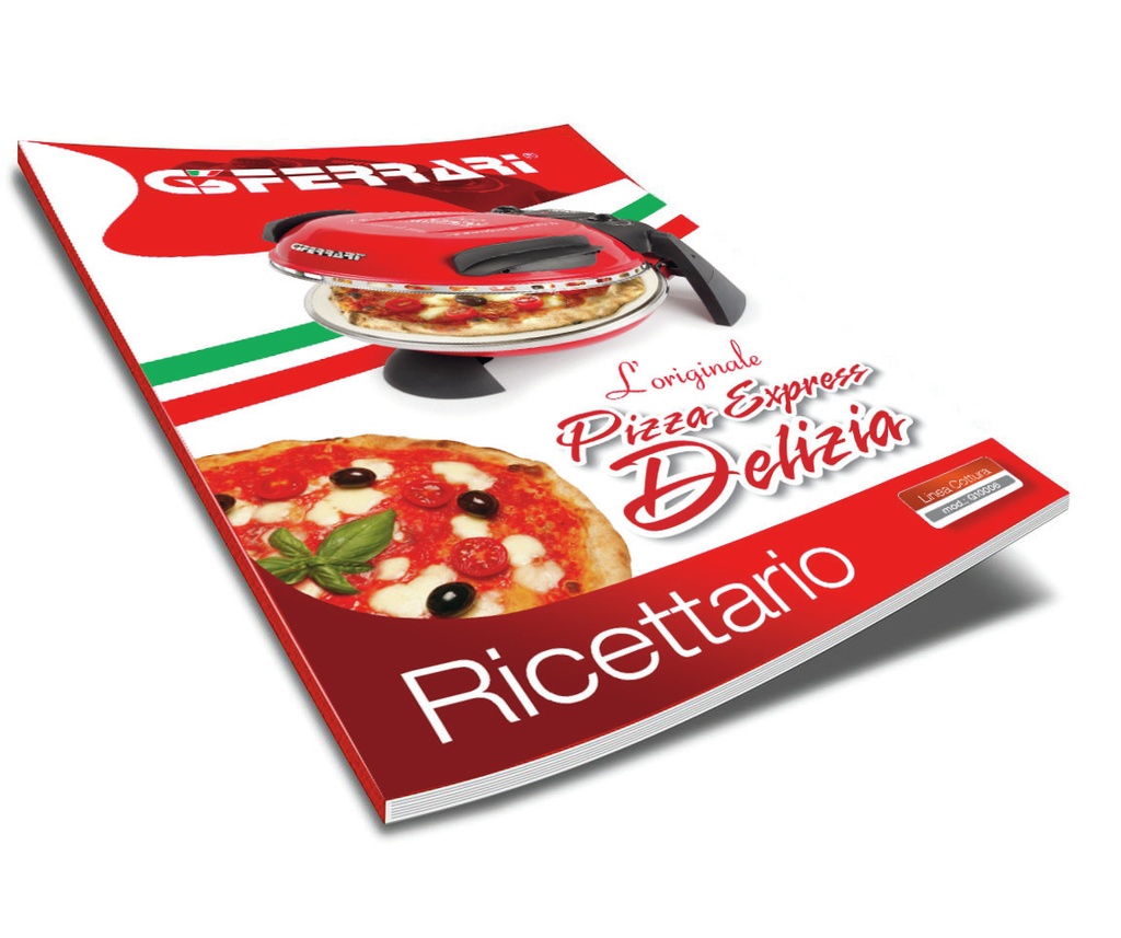 G3 Ferrari Delizia Evo pizzuofn, 400°C, pizzasteinn, spaðar fylgja, rauður - image 19 [c328f877fd]