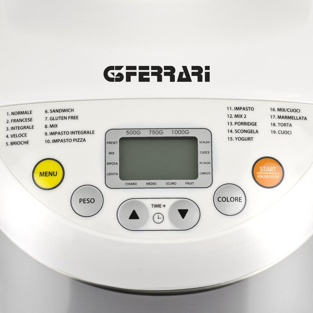 G3 Ferrari Pagnotta brauðvél, LCD skjár, 550W - image 4 [32f26775c1]