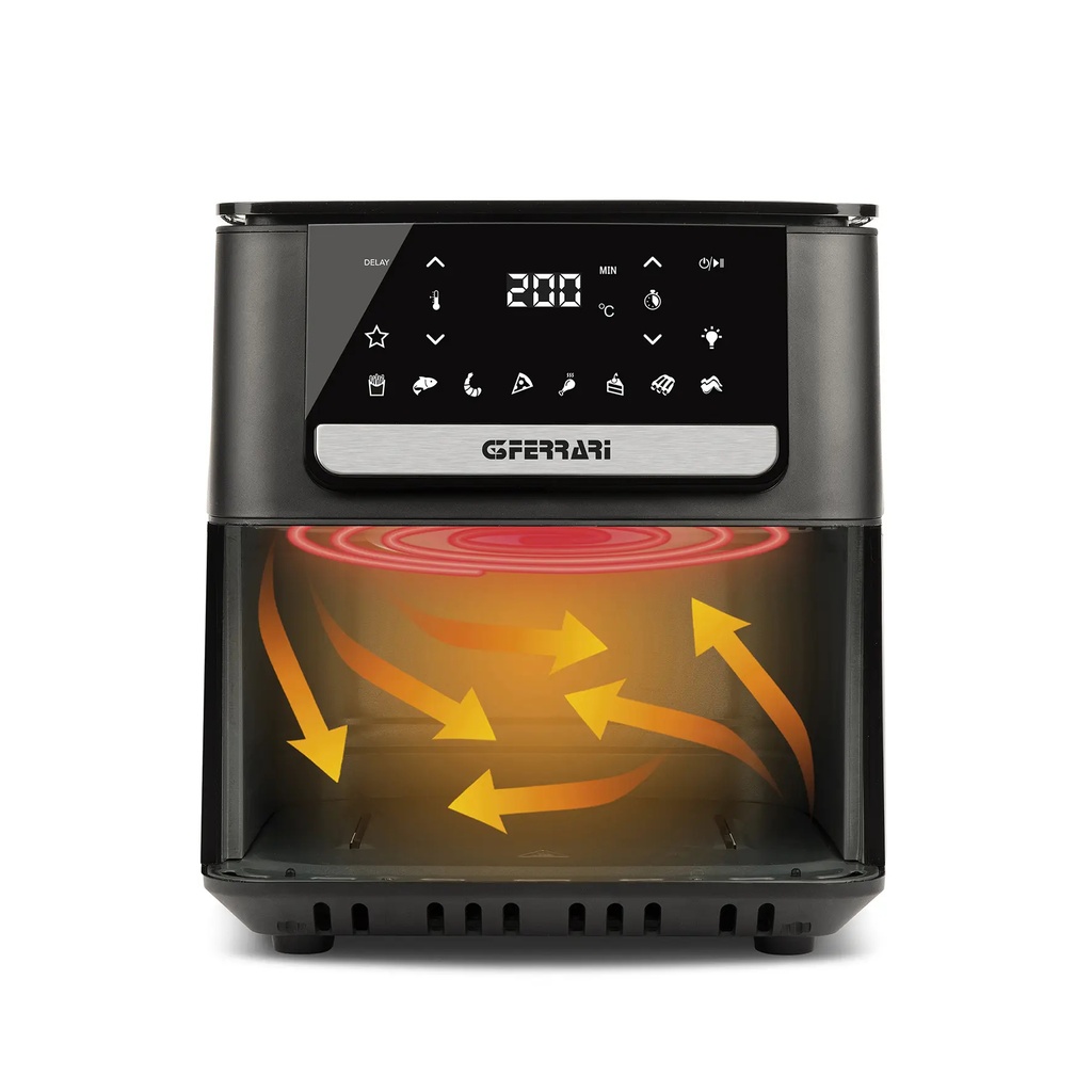 G3 Ferrari Friggisano Easy 6.5L Air Fryer, Digital, 1700W - image 9 [6871cc982b]