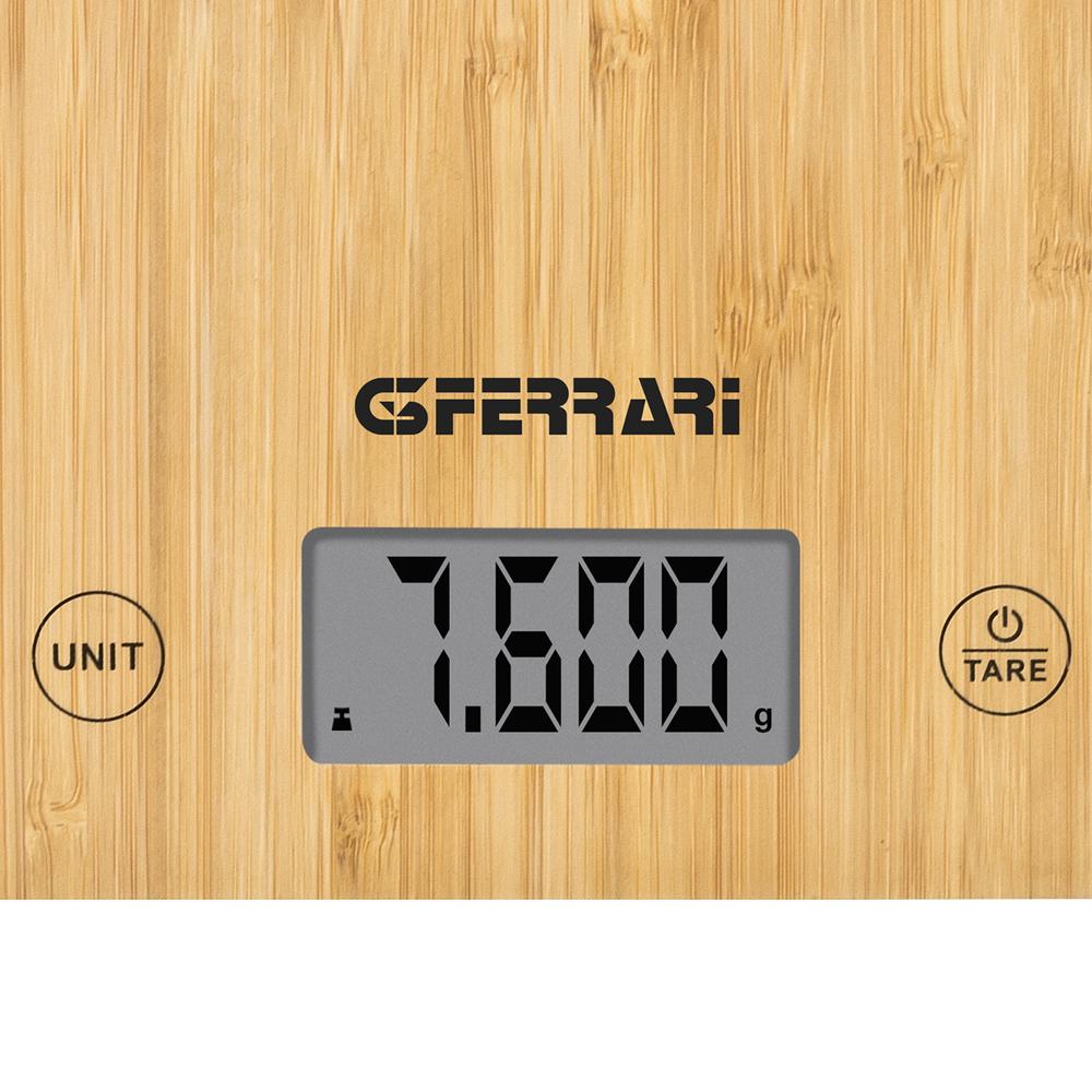 G3 Ferrari Natura Kitchen 1gr/10kg Bamboo eldhúsvigt - image 4 [8bb3d6a338]