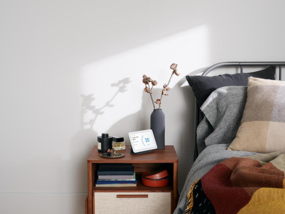 Google Nest HUB Gen2 7'' WiFi snjallskjár, Chalk - image 4 [45e900e7c4]