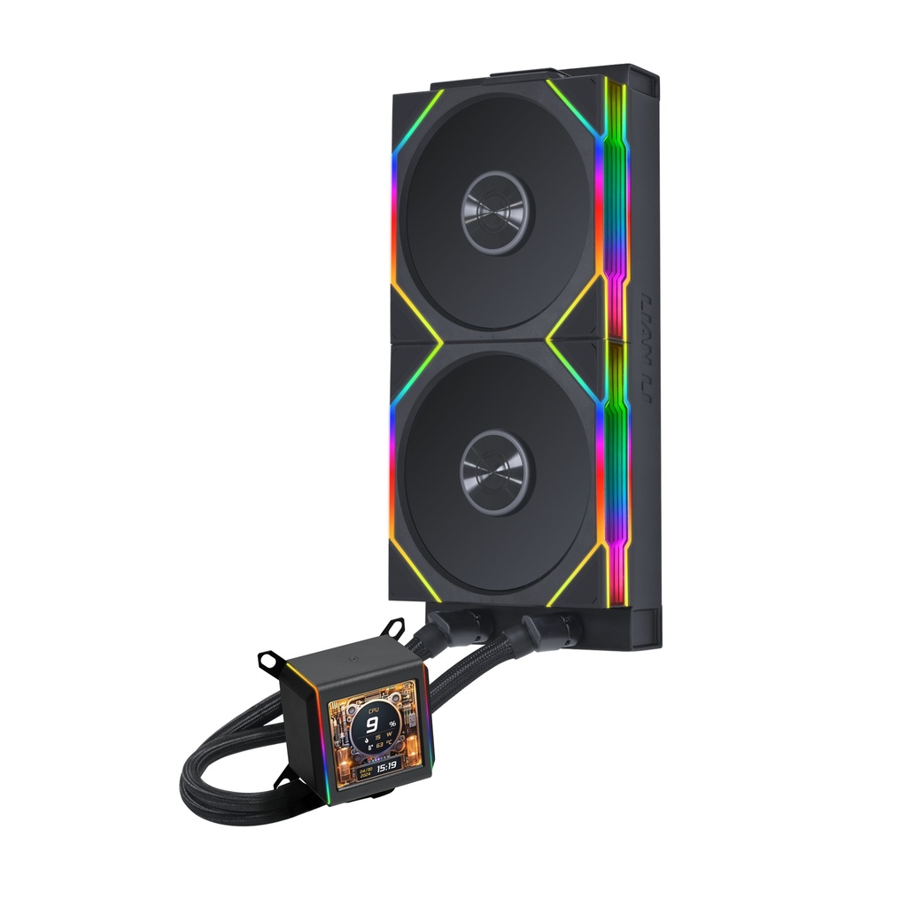 Lian Li Galahad II LCD 280mm TL Wireless RGB AIO vatnskæling, svört - image 3 [193afa50e5]