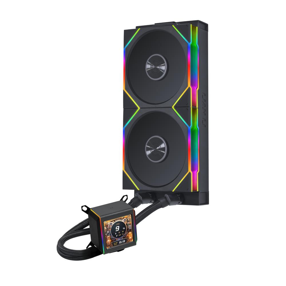 Lian Li Galahad II LCD 280mm TL Wireless RGB AIO vatnskæling, svört - image 4 [e46ccf45fe]
