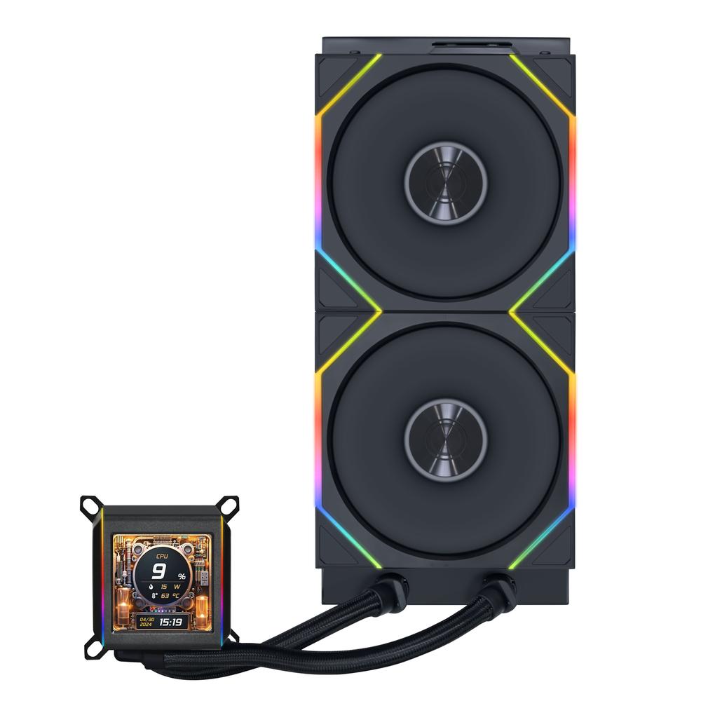 Lian Li Galahad II LCD 280mm TL Wireless RGB AIO vatnskæling, svört - image 6 [13675fe9b6]