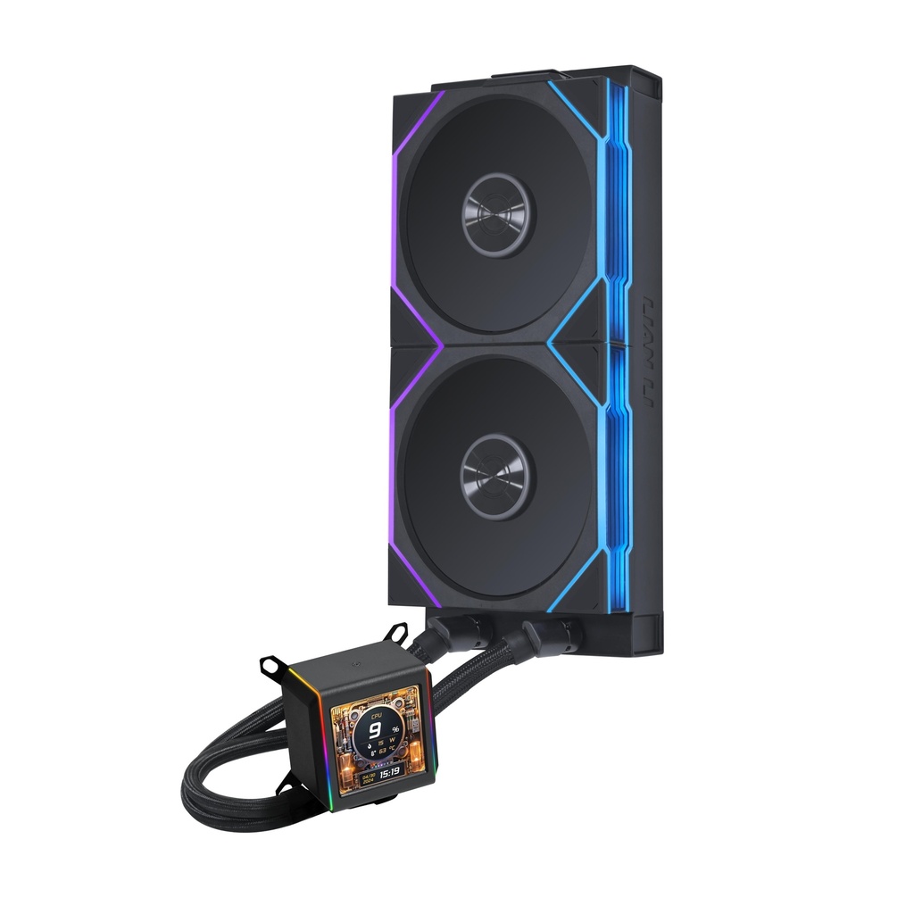 Lian Li Galahad II LCD 280mm TL Wireless RGB AIO vatnskæling, svört - image 13 [f8f0ffee12]