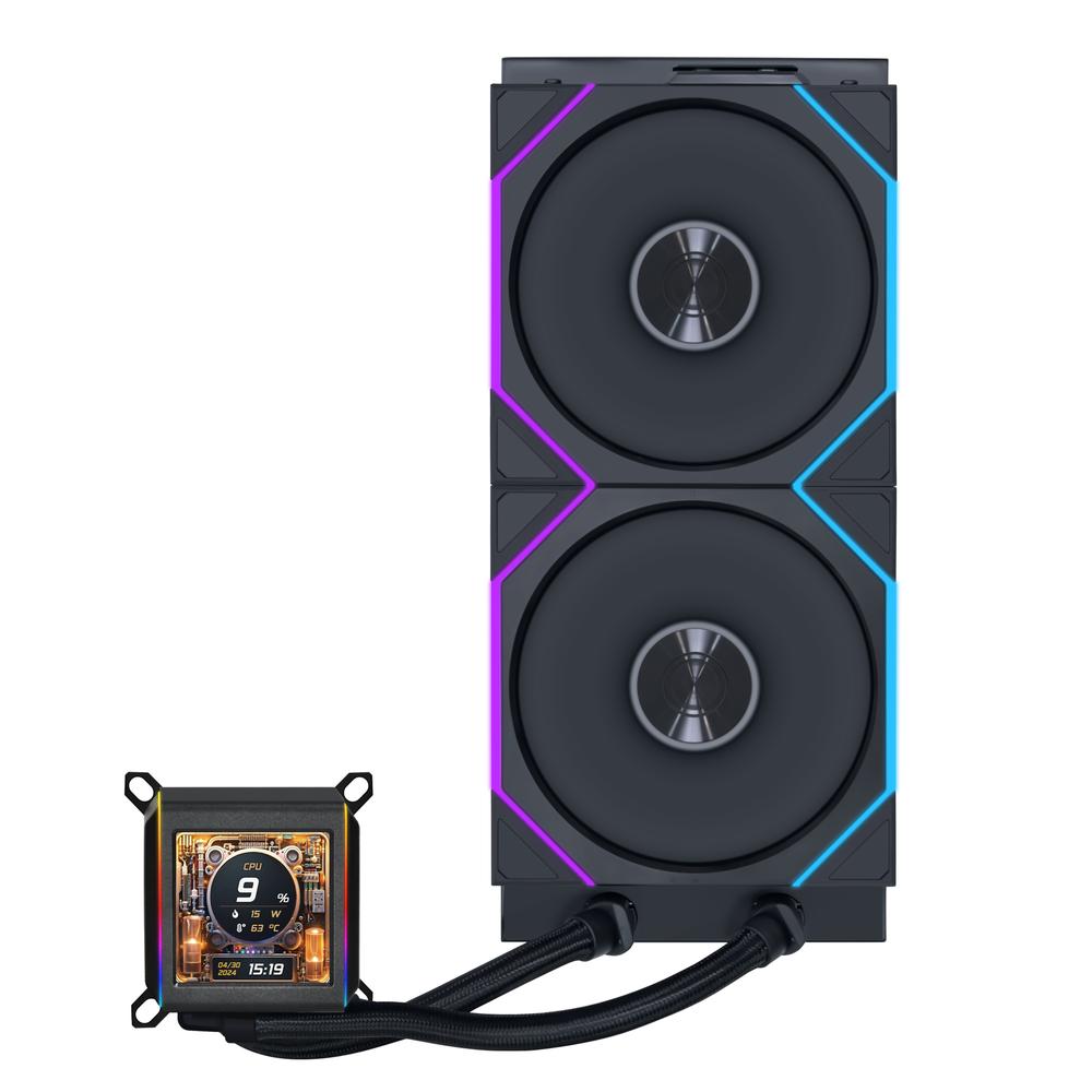 Lian Li Galahad II LCD 280mm TL Wireless RGB AIO vatnskæling, svört - image 16 [d439f0f339]