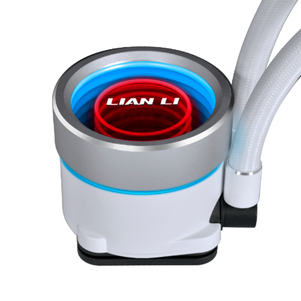 Lian-Li Galahad II Trinity 360mm RGB AIO vatnskæling, hvít - image 2 [642360b1c8]