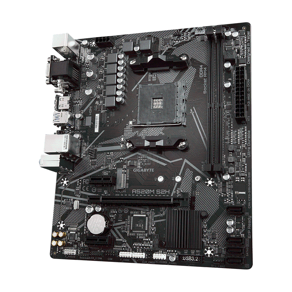 Gigabyte A520M S2H DDR4 mATX móðurborð - image 4 [99d6b6261a]
