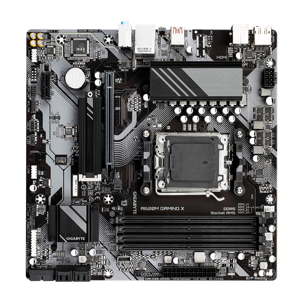 Gigabyte A620M Gaming X DDR5 móðurborð - image 5 [ca8730aba5]