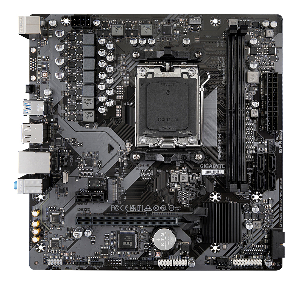 Gigabyte A620M H DDR5 móðurborð - image 3 [a442ad430b]