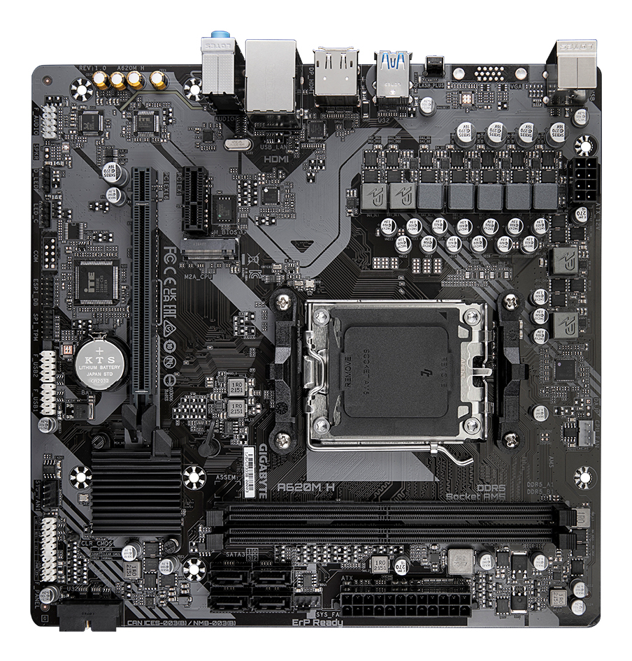 Gigabyte A620M H DDR5 móðurborð - image 7 [f5d746afac]